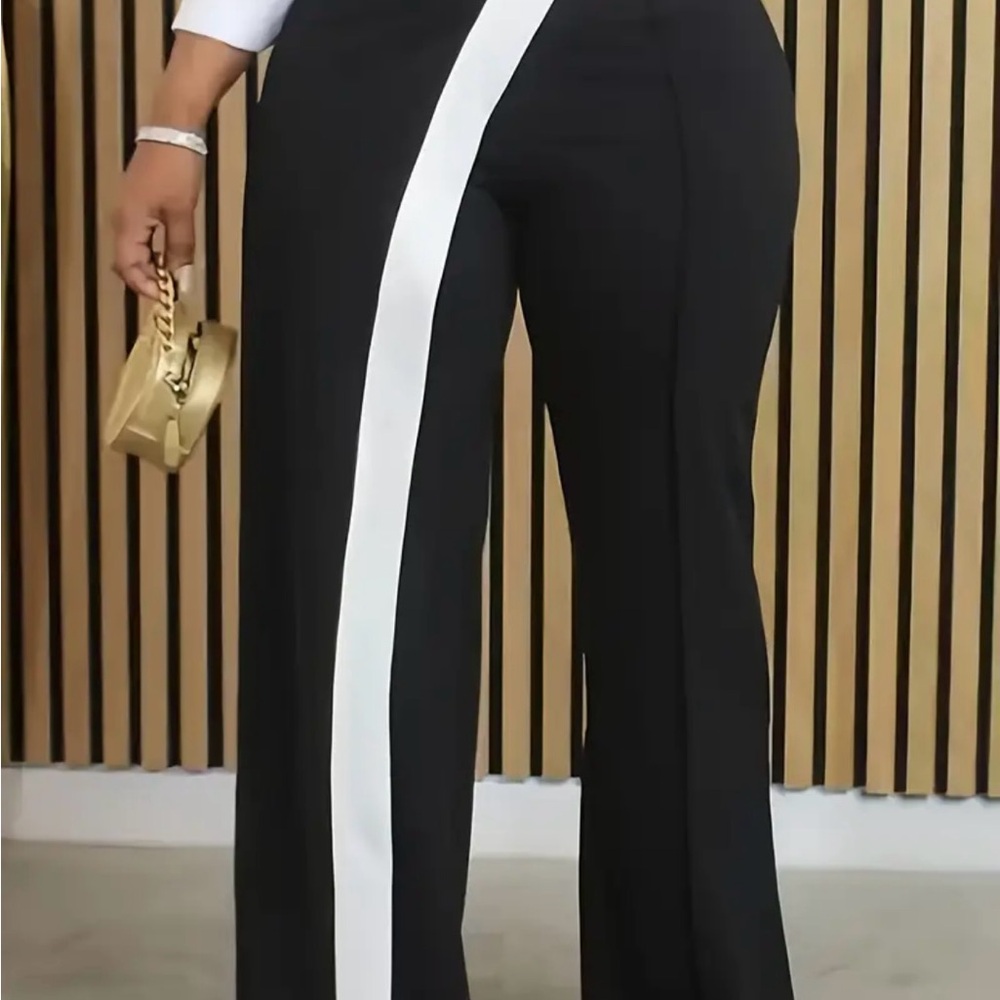 Black Wide-Leg Trousers